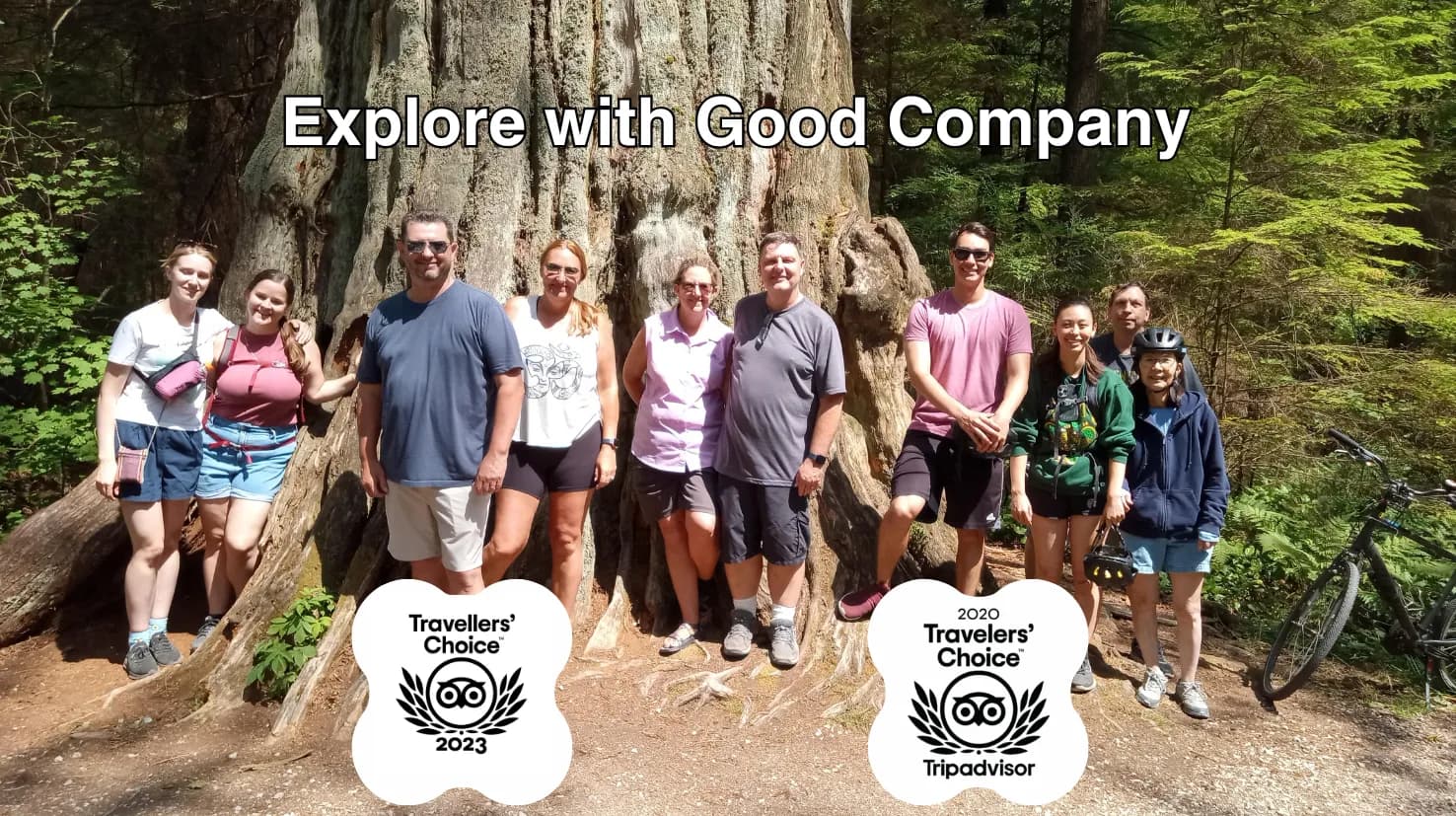 Stanley Park & Vancouver City Highlights 4 Hour Bike Tour 2 in 1 5
